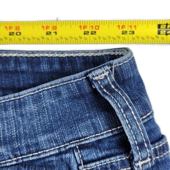 Torrid Jeans Women Plus Size 26 46X26 Blue Girlfriend Ankle Length High Rise - Picture 9 of 13